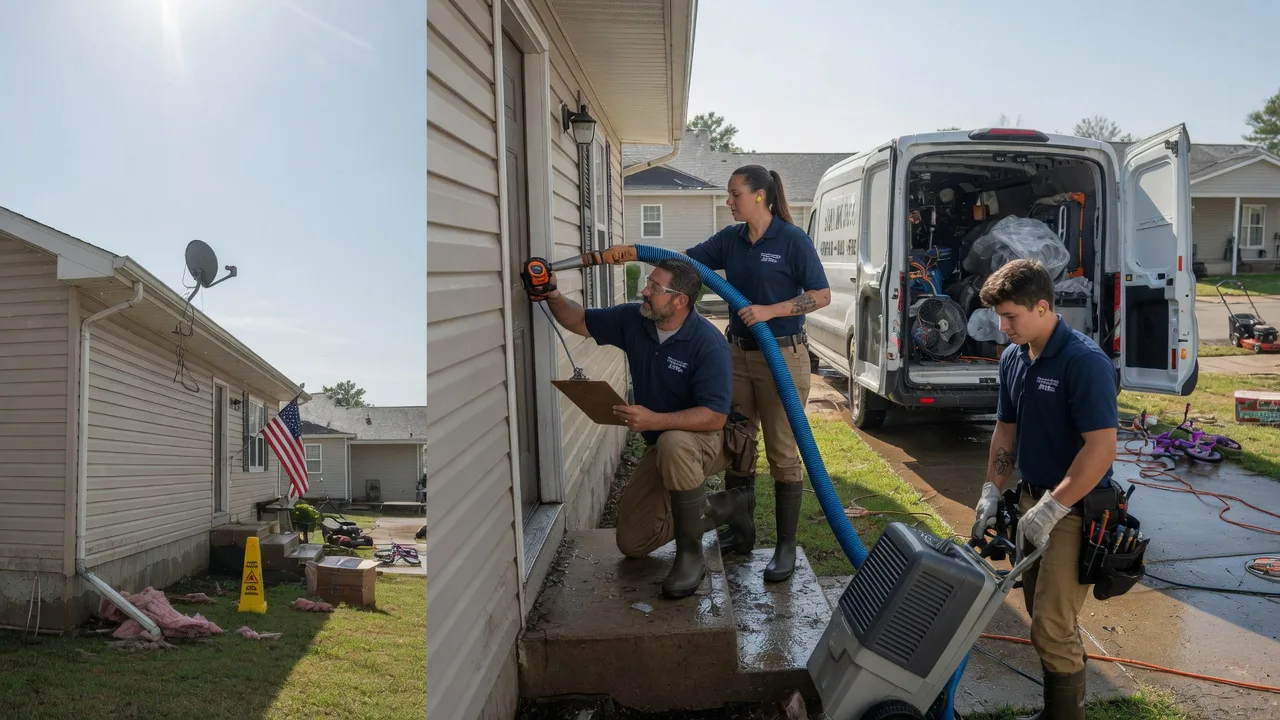 Ceiling Water Damage Restoration in Mccomb, MS near me